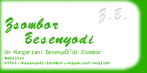 zsombor besenyodi business card